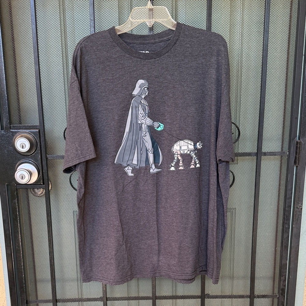 Star Wars Tee with Darth Vader and AT-AT